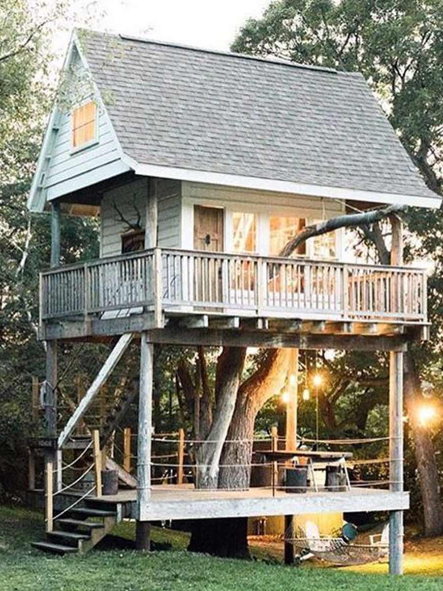 poschodový domček na strome